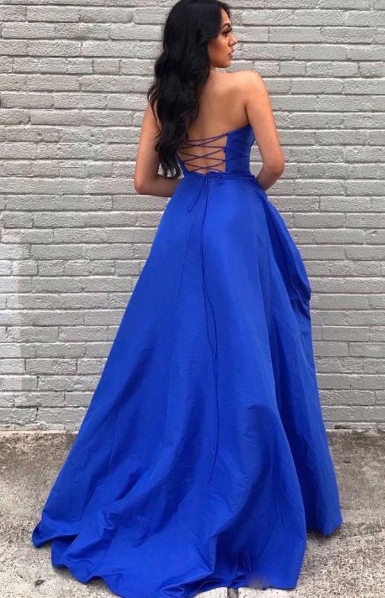 Strapless Sexy Long Prom Dresses with ...